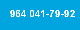 964 041-79-92 964 041-79-92